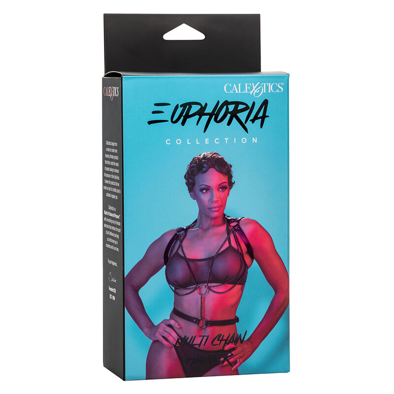 CALEXOTICS - EUPHORIA ARNÉS ESTILO CABESTRO CON MÚLTIPLES CADENAS PREMIUM - Kanerotika SL