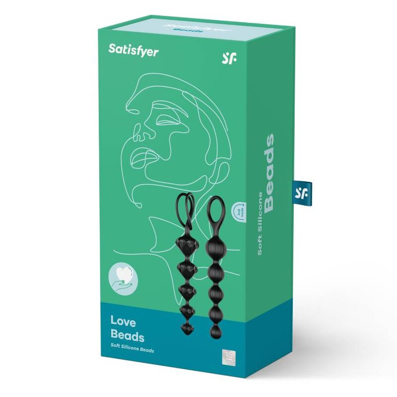 SATISFYER - LOVE BEADS NEGRO - Kanerotika SL