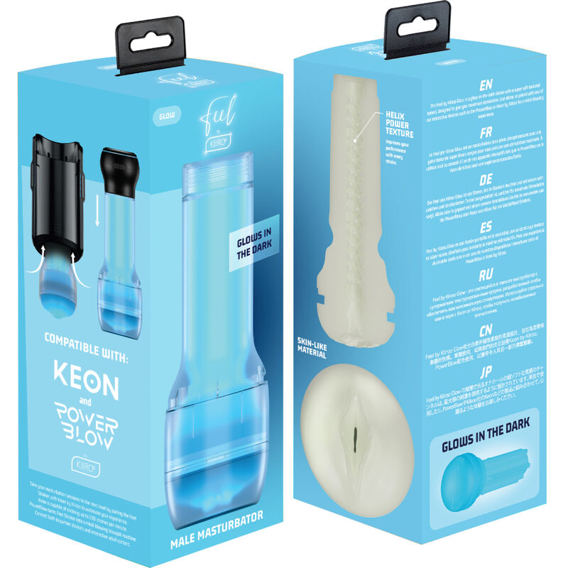 KIIROO - FEEL GLOW IN THE DARK STROKER - Kanerotika SL