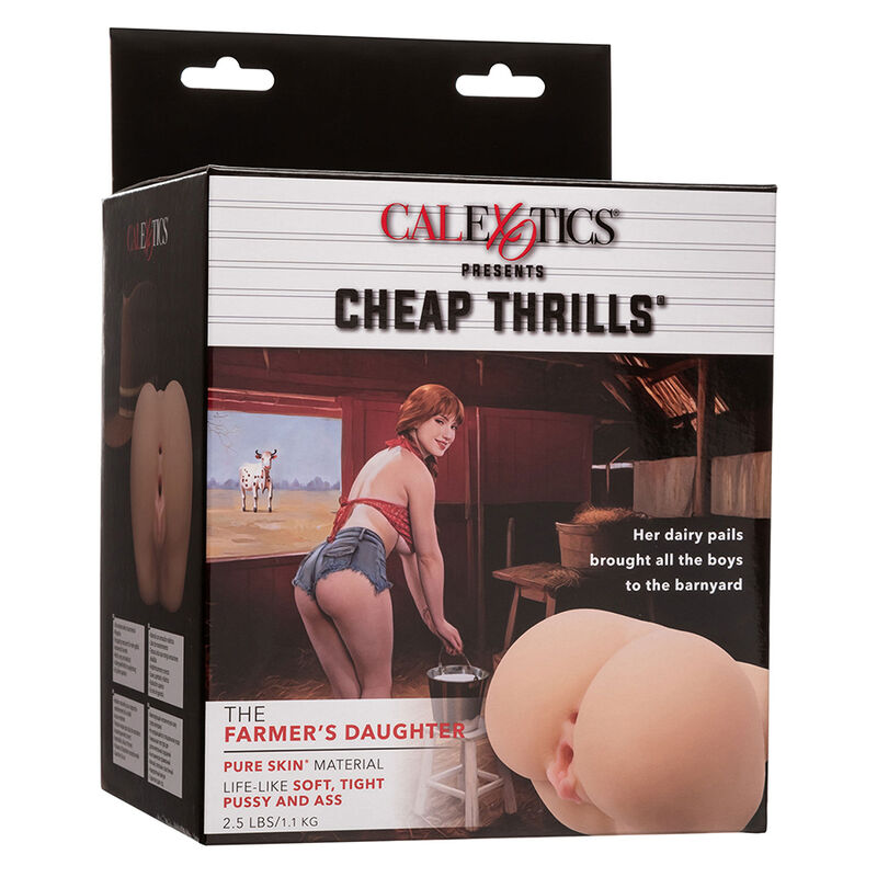 CALEXOTICS - THE FARMERS DAUGHTER DOBLE MASTURBADOR REALÍSTICO NATURAL - Kanerotika SL