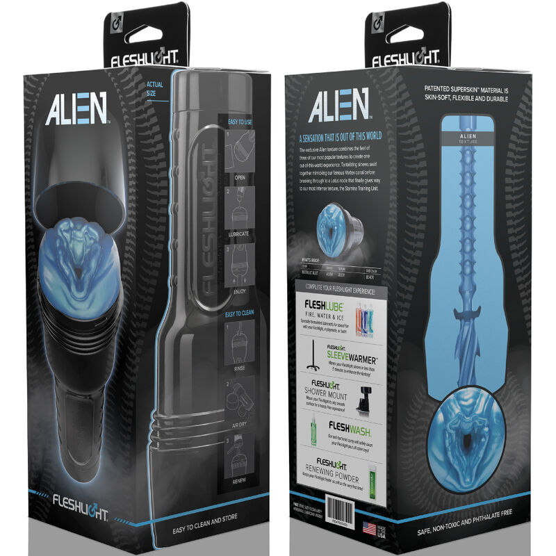 FLESHLIGHT - ALIEN FREAKS MASTURBADOR VAGINA - Kanerotika SL
