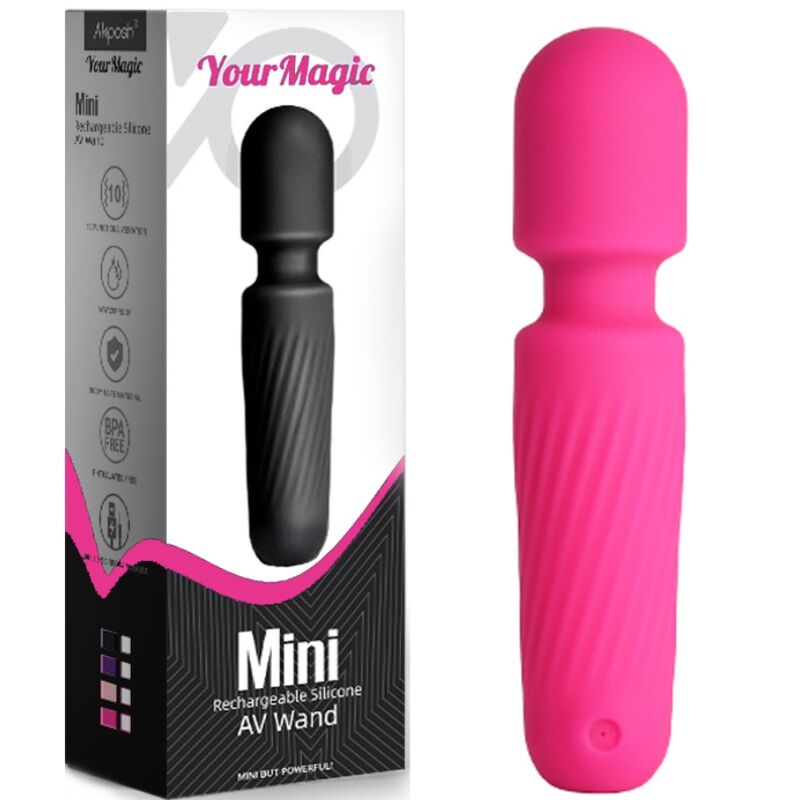 ARMONY - YOUR MAGIC MASAJEADOR & VIBRADOR RECARGABLE 10 VIBRACIONES ROSA - Kanerotika SL