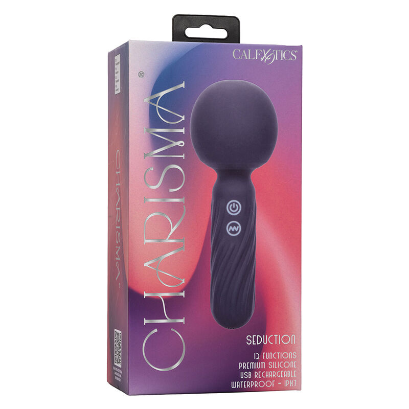 CALEXOTICS - CHARISMA SEDUCTION MASAJEADOR 12 FUNCIONES 17,75 CM X 6,25 CM MORADO - Kanerotika SL