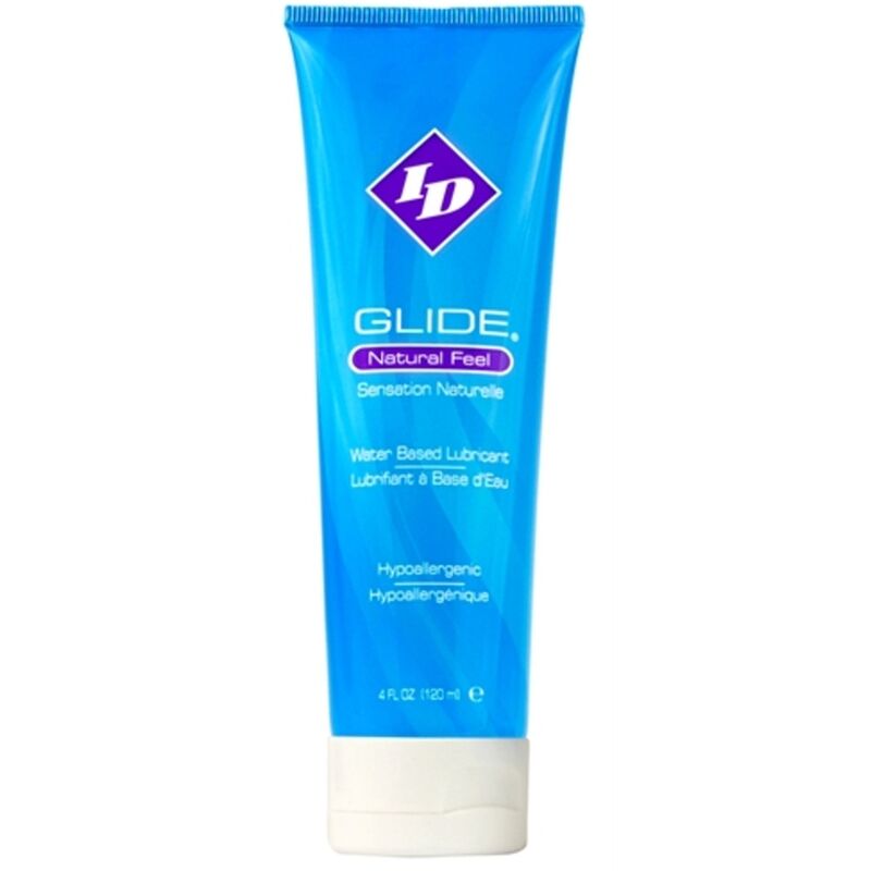 ID GLIDE - LUBRICANTE BASE AGUA ULTRA LONG LASTING TRAVEL TUBE 120 ML - Kanerotika SL