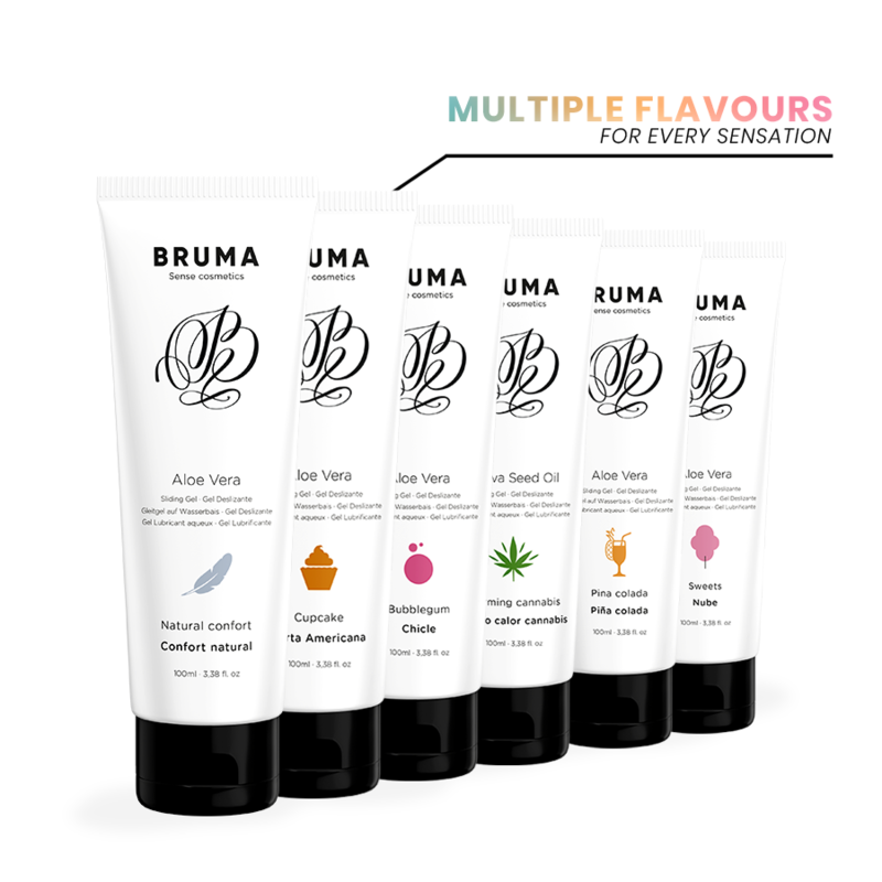 BRUMA - GEL DESLIZANTE CON ALOE VERA CONFORT NATURAL 100 ML - Kanerotika SL