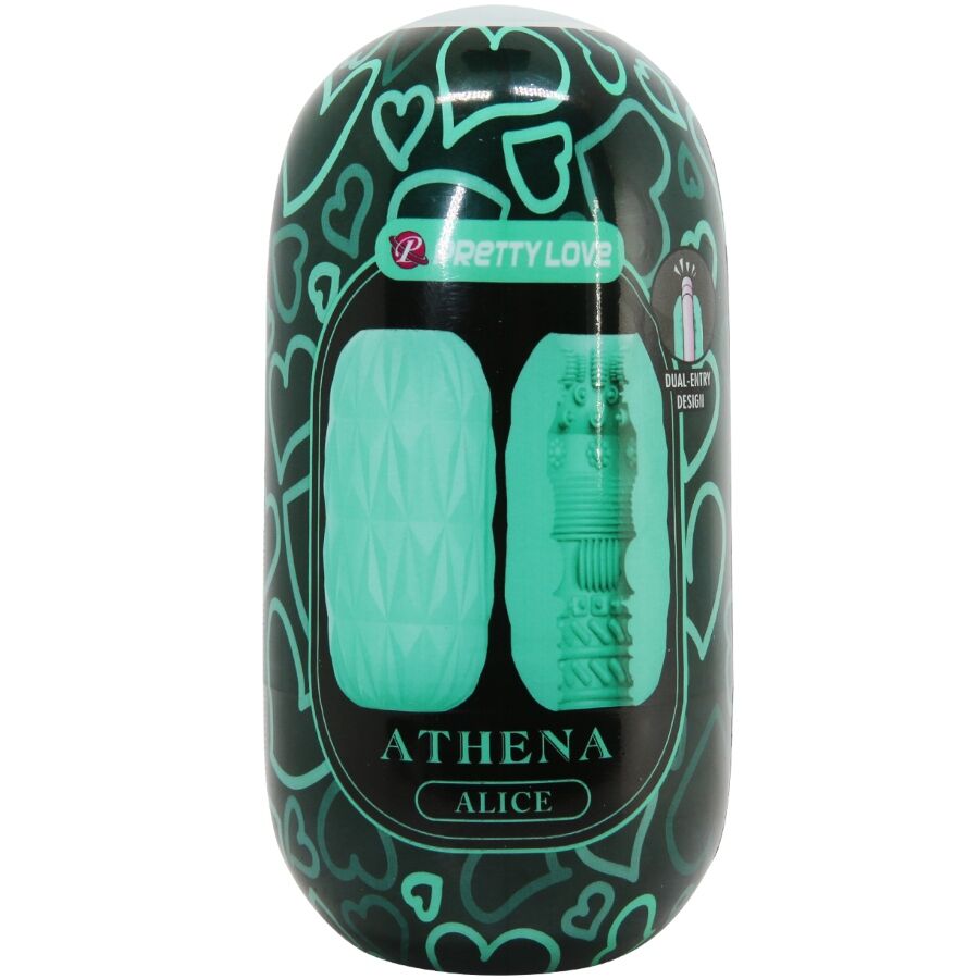 PRETTY LOVE - ATHENA ALICE MASTURBADOR MASCULINO TURQUESA - Kanerotika SL