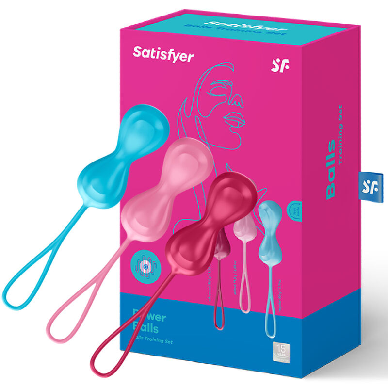 SATISFYER - LOVEBALLS TRAINING SET 1 - Kanerotika SL