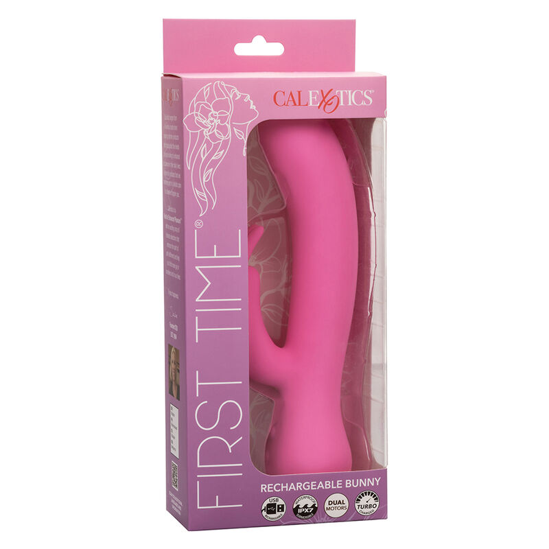 CALEXOTICS - FIRST TIME VIBRADOR RABBIT RECARGABLE ROSA - Kanerotika SL