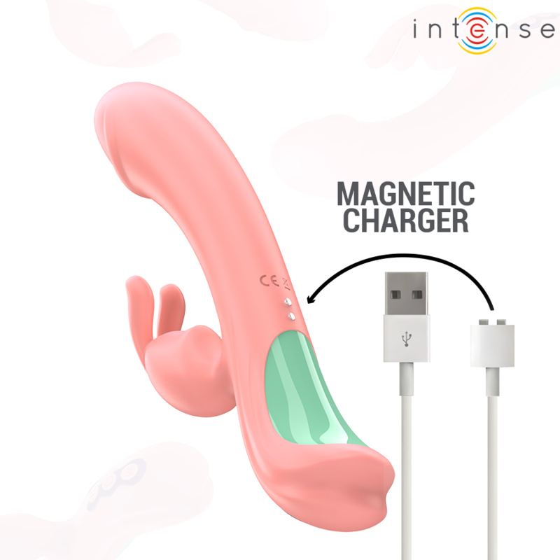 INTENSE - RACHEL VIBRADOR RABBIT 5 VIBRACIONES ROSA - Kanerotika SL