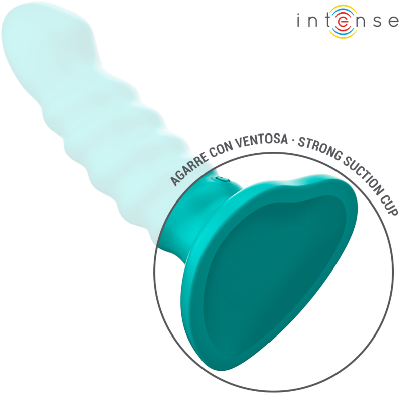 INTENSE - BUFFY VIBRADOR TALLA S DISEÑO EN ESPIRAL 10 VIBRACIONES AZUL CONTROL REMOTO - Kanerotika SL