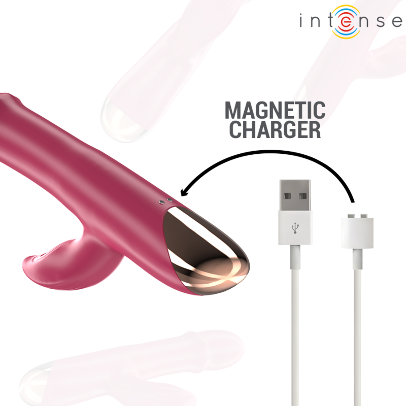 INTENSE - CHLOE VIBRADOR MULTIFUNCIÓN 3 EN 1 ROJO - Kanerotika SL