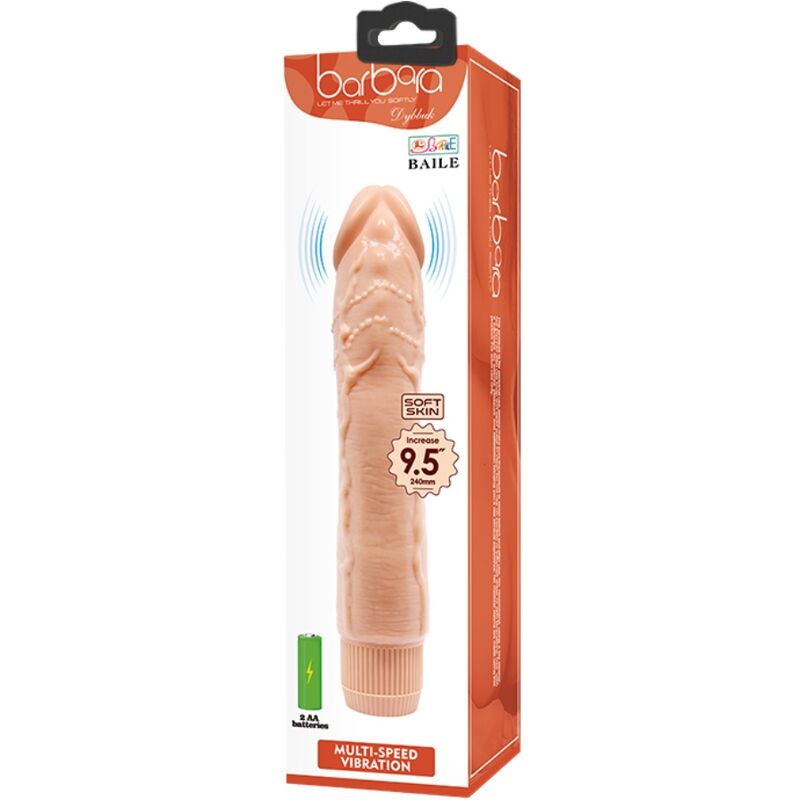 BAILE - DYBBUK VIBRADOR REALÍSTICO 24 CM NATURAL - Kanerotika SL