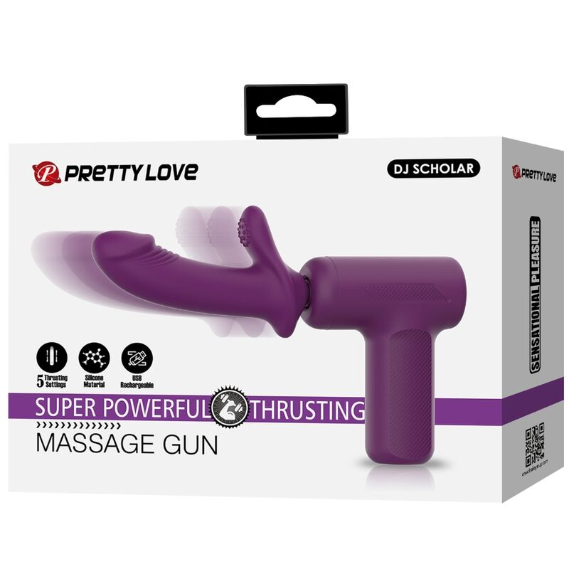 PRETTY LOVE - DJ SCHOLAR MASAJEADOR 5 CONFIGURACIONES MORADO - Kanerotika SL