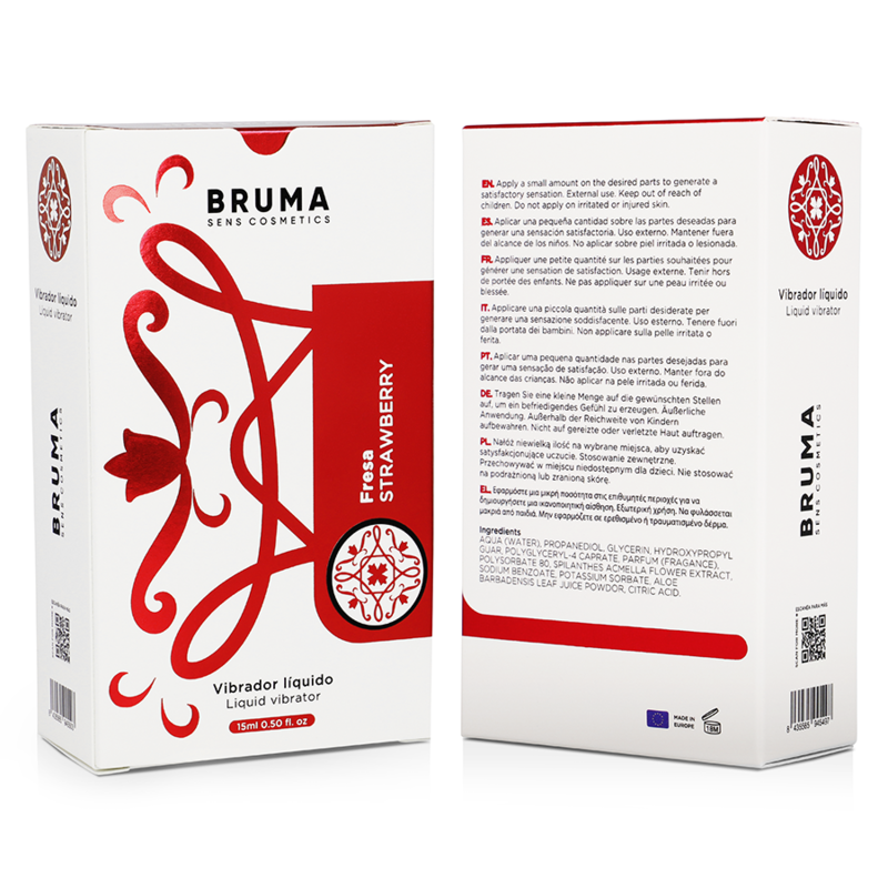 BRUMA - VIBRADOR LÍQUIDO FRESA - Kanerotika SL