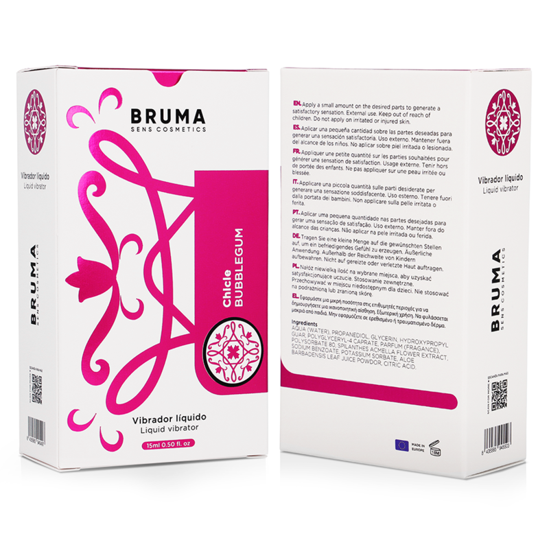 BRUMA - VIBRADOR LÍQUIDO CHICLE - Kanerotika SL