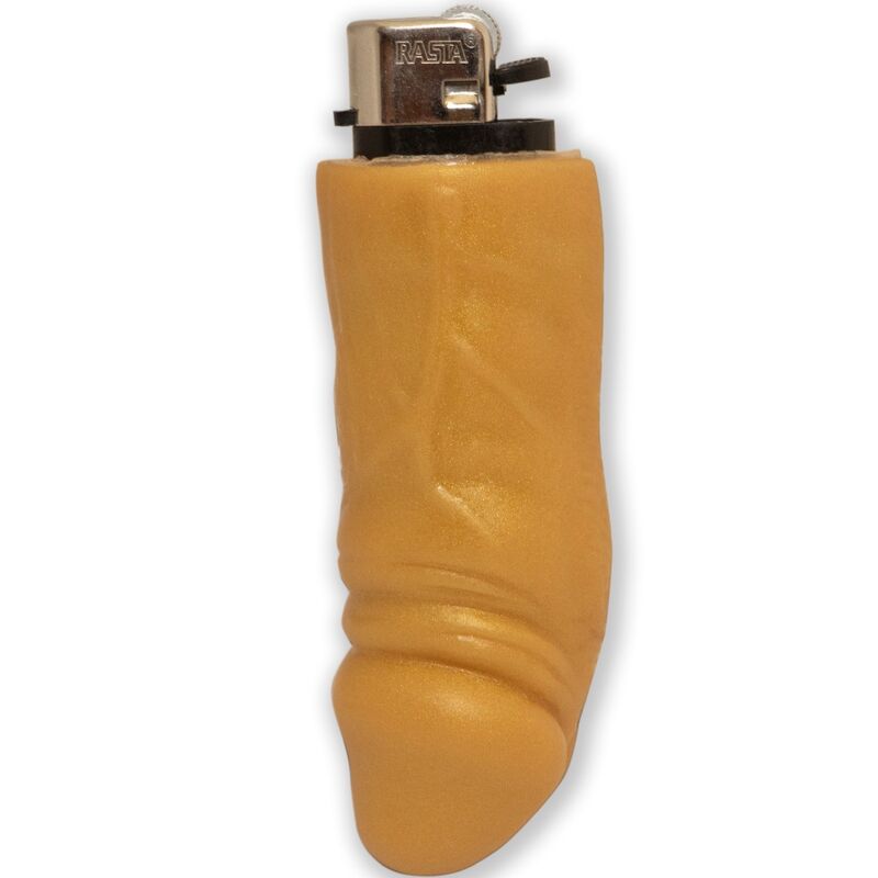 DIABLO PICANTE - MECHERO RECARGABLE FORMA PENE DORADO - Kanerotika SL