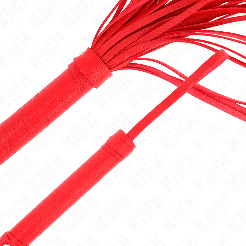 KINK - LÁTIGO PVC BLANDO ROJO 70 CM - Kanerotika SL