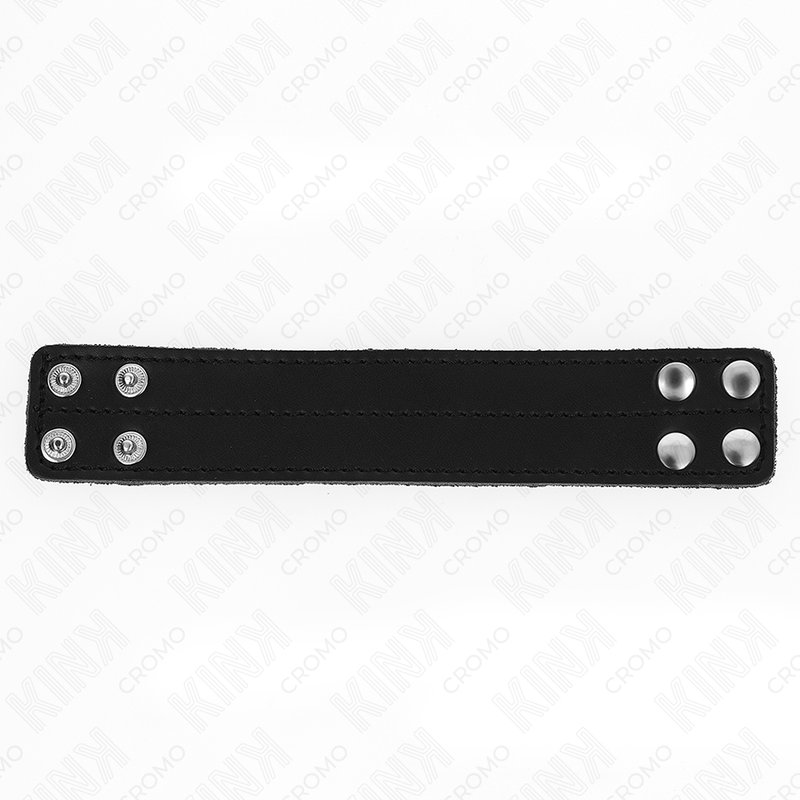 KINK - ANILLO PENE CUERO CON CIERRE A PRESIÓN 18.5 X 3.3 CM - Kanerotika SL