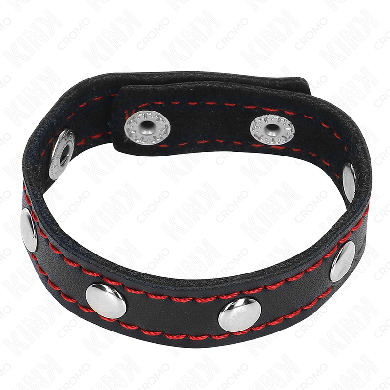KINK - ANILLO PENE CUERO CON PÚAS 21.5 X 1.6 CM - Kanerotika SL