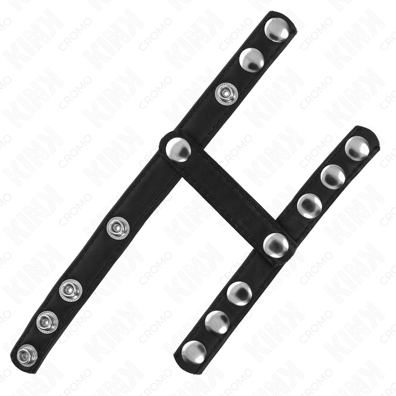 KINK - ANILLO PENE CON 3 CORREAS DIVISORAS DE BOLAS AJUSTABLE - Kanerotika SL