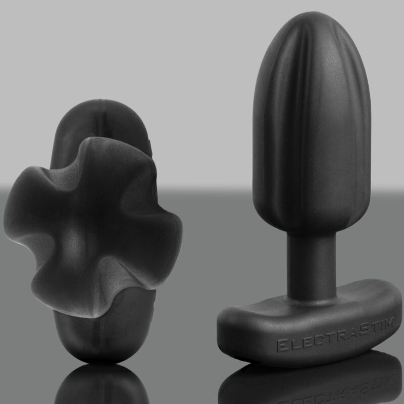 ELECTRASTIM - TARTARUS PLUG ANAL SILICONA QUADRIPOLAR NEGRO - Kanerotika SL