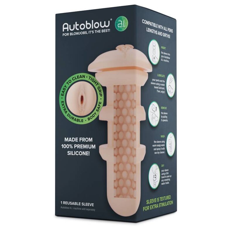 AUTOBLOW - MANGA VAGINA IA NATURAL - Kanerotika SL