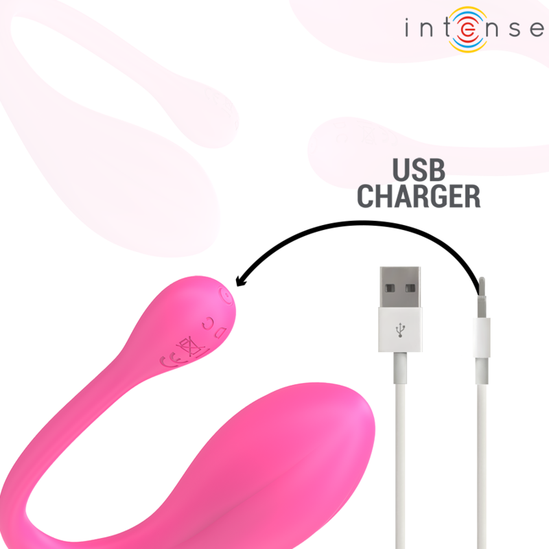 INTENSE - JANICE VIBRADOR U DOBLE ESTIMULACIÓN 10 VIBRACIONES ROSA CONTROL REMOTO - Kanerotika SL