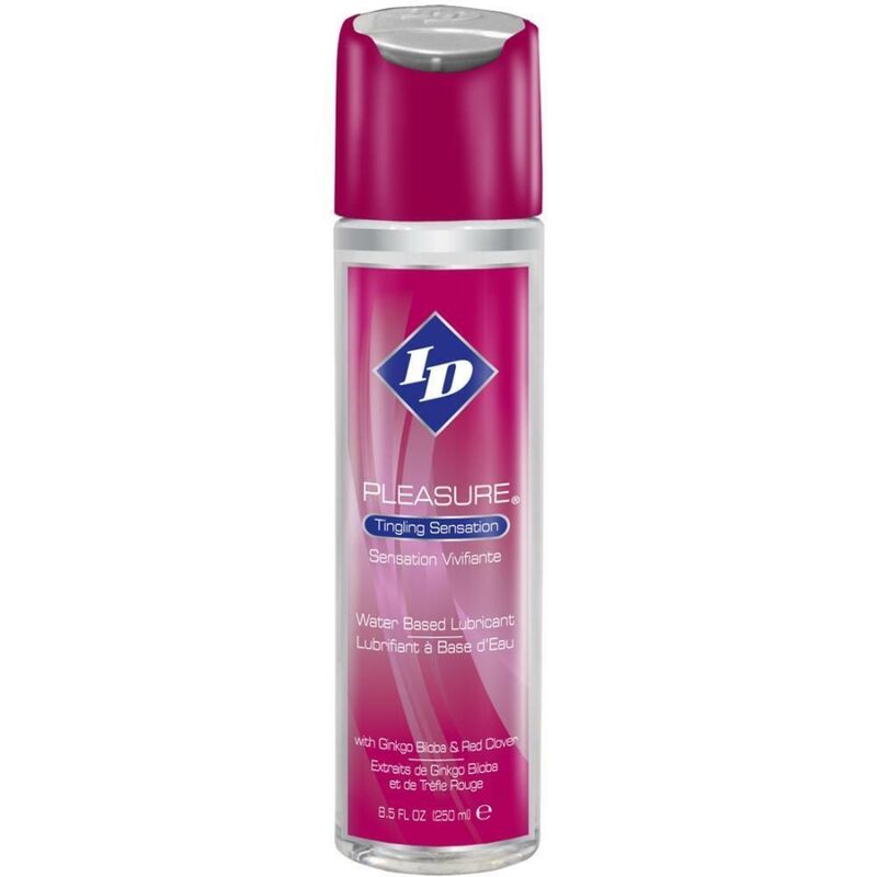 ID PLEASURE - LUBRICANTE BASE AGUA TINGING SENSATION 250 ML - Kanerotika SL