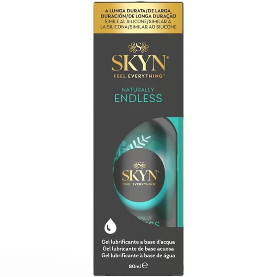SKYN - LUBRICANTE NATURALLY ENDLESS A BASE DE AGUA 80 ML - Kanerotika SL