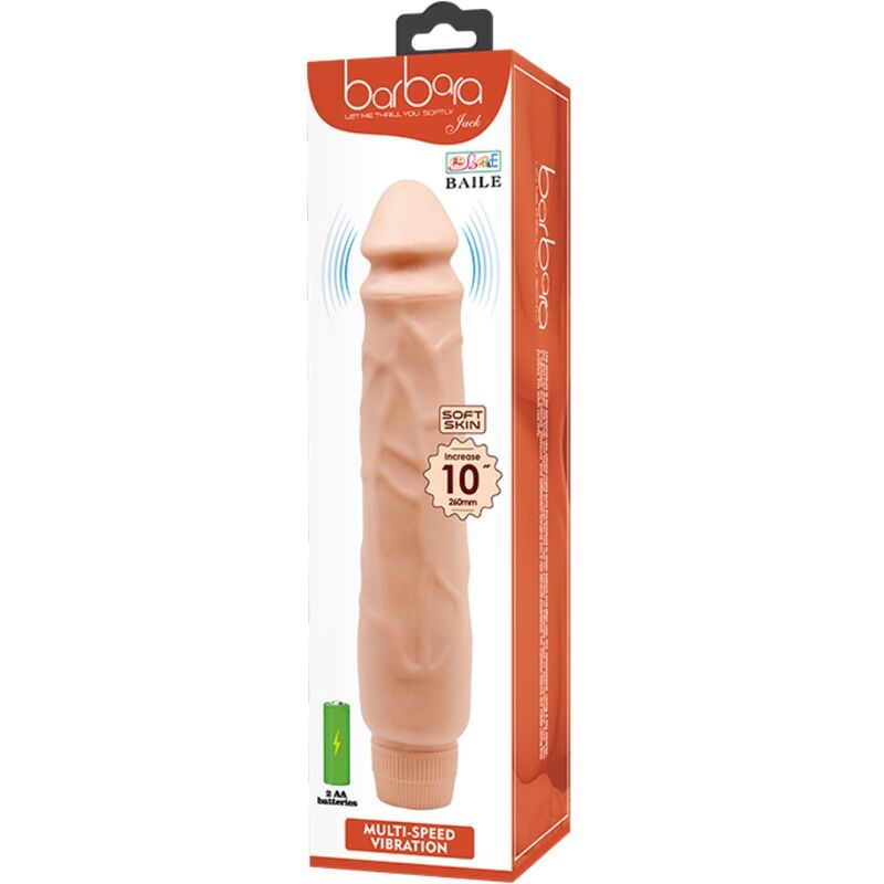 BAILE - JACK VIBRADOR REALÍSTICO 26 CM NATURAL - Kanerotika SL
