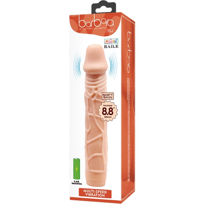BAILE - BOB VIBRADOR REALÍSTICO 22.5 CM NATURAL - Kanerotika SL