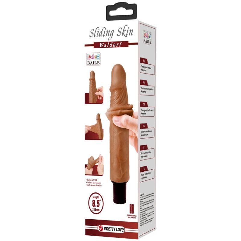 PRETTY LOVE - WALDORF VIBRADOR REALÍSTICO 18 CM -O- 4 CM - Kanerotika SL