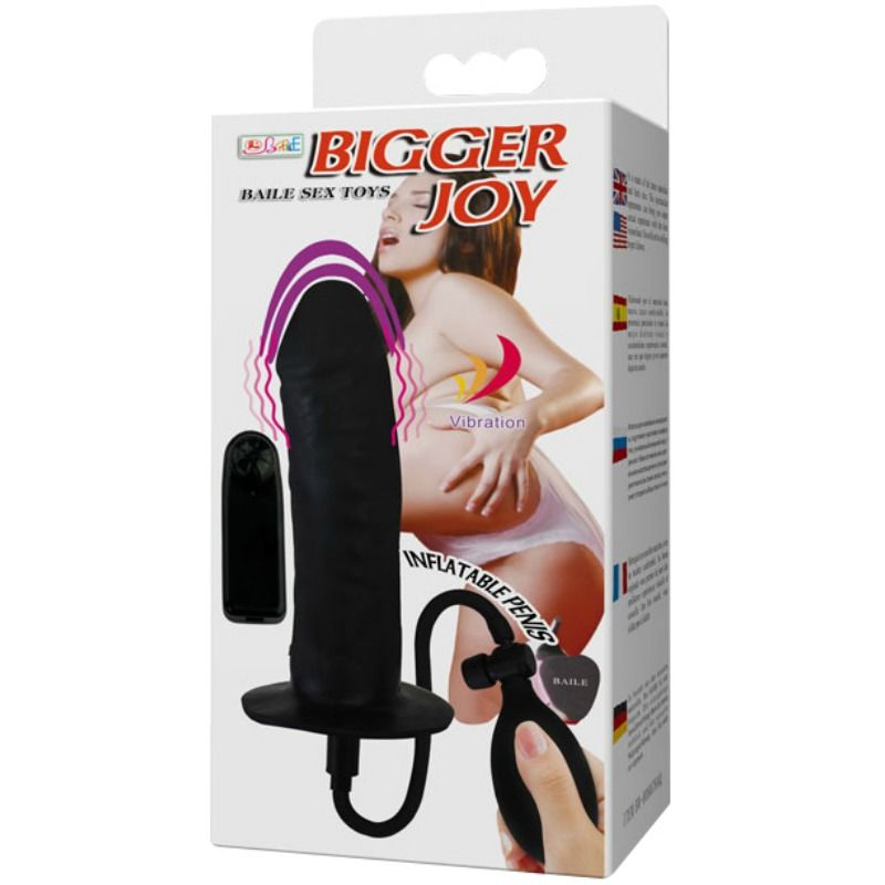BAILE - BIGGER JOY PENE HINCHABLE CON VIBRACIÓN 16 CM - Kanerotika SL