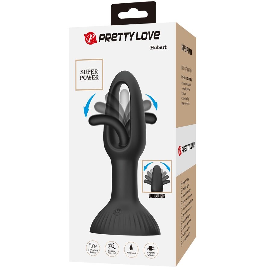 PRETTY LOVE - HUBERT PLUG ANAL CON 7 MODOS DE VIBRACIÓN - Kanerotika SL