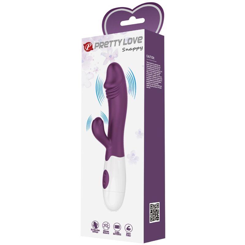 PRETTY LOVE - SNAPPY VIBRADOR PUNTO G MORADO - Kanerotika SL