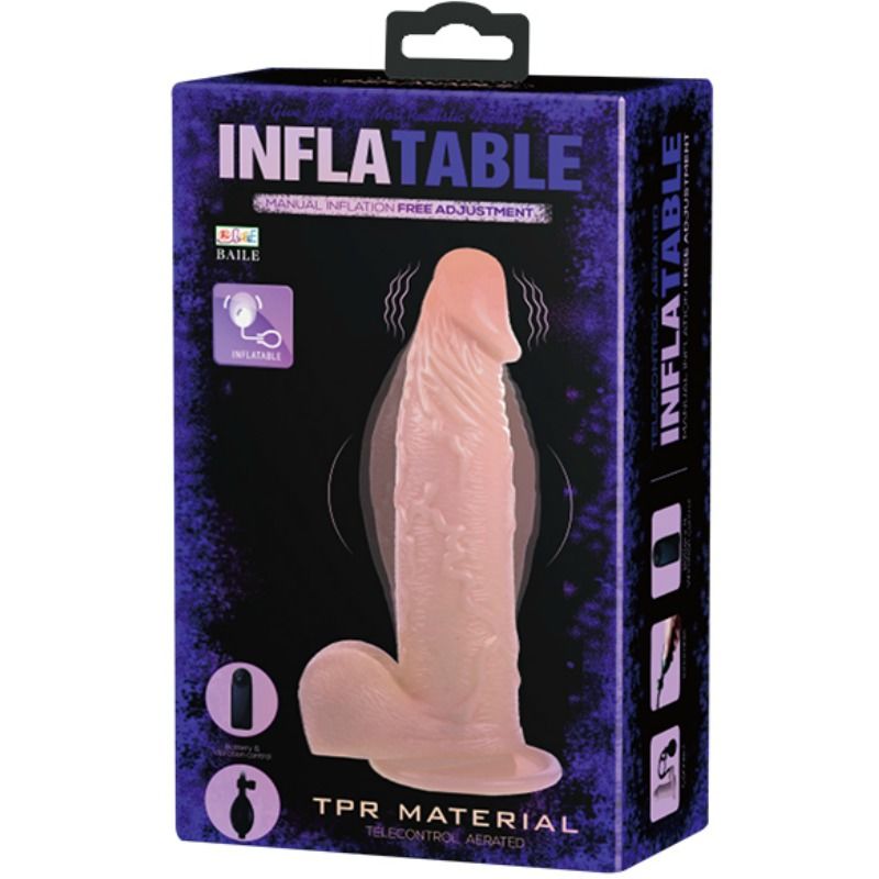 BAILE - DILDO REALÍSTICO VIBRADOR E INFLABLE - Kanerotika SL