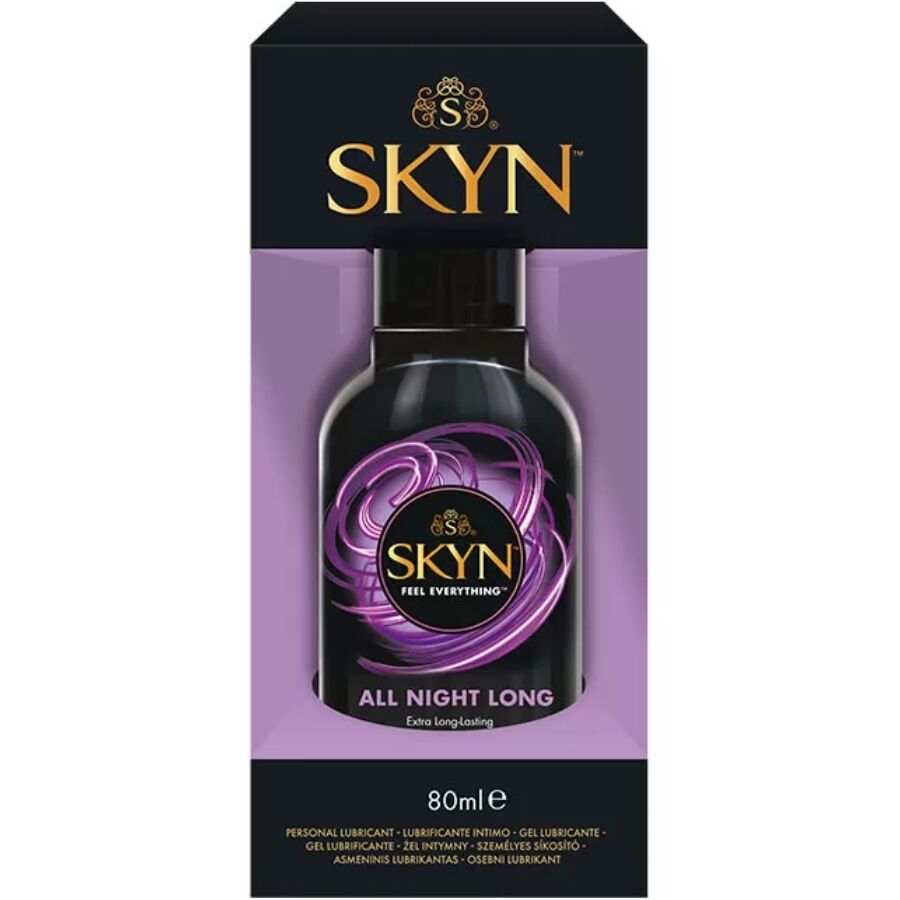 SKYN - LUBRICANTE ALL NIGHT LONG BASE DE SILICONA 80 ML - Kanerotika SL