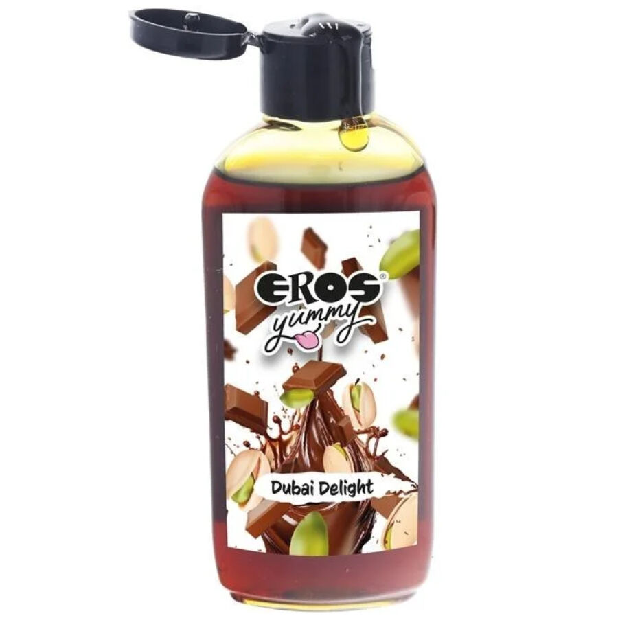 EROS - LUBRICANTE YUMMY DUBAI DELIGHT PISTACHO Y CHOCOLATE 100 ML - Kanerotika SL