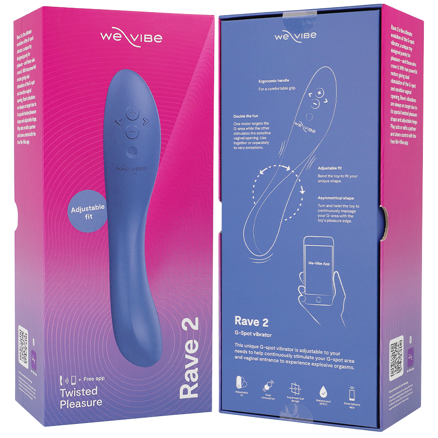 WE-VIBE - RAVE 2 G-SPOT VIBRATOR BLUE - Kanerotika SL