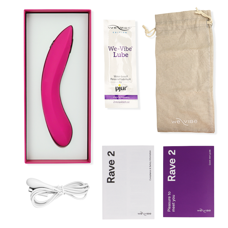 WE-VIBE - RAVE 2 G-SPOT VIBRATOR PINK - Kanerotika SL