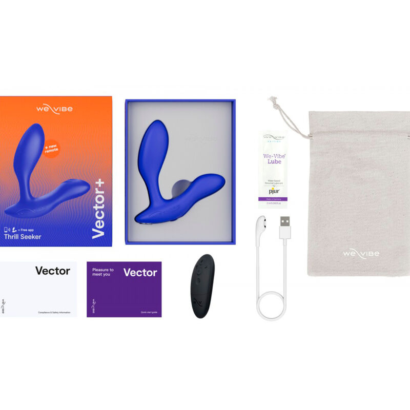 WE-VIBE - VECTOR+ MASAJEADOR DE PRÓSTATA AZUL - Kanerotika SL