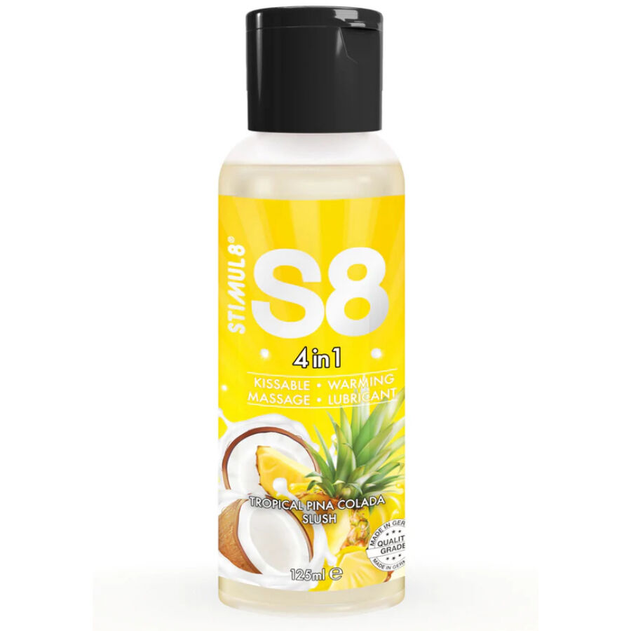STIMUL8 - S8 4 EN 1 LUBRICANTE POSTRE PIÑA COLADA 125 ML - Kanerotika SL