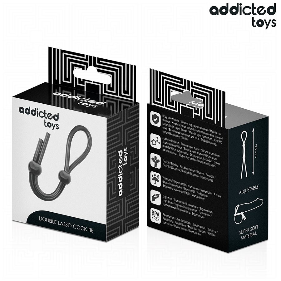ADDICTED TOYS - SILICONE ROPE FOR THE DOUBLE LOOP PENIS - Kanerotika SL