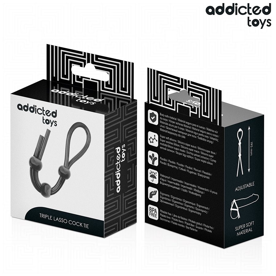 ADDICTED TOYS - SILICONE ROPE FOR THE TRIPLE LOOP PENIS - Kanerotika SL