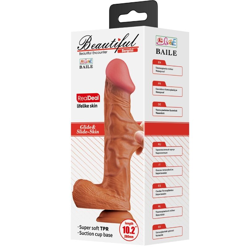 BAILE - BERGRISI REALISTIC DILDO 26 CM FLESH - Kanerotika SL