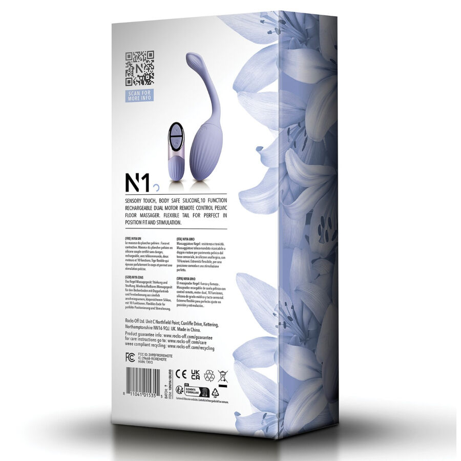 NIYA - N1 KEGEL PELVIC MASSAGER WITH REMOTE CONTROL - Kanerotika SL