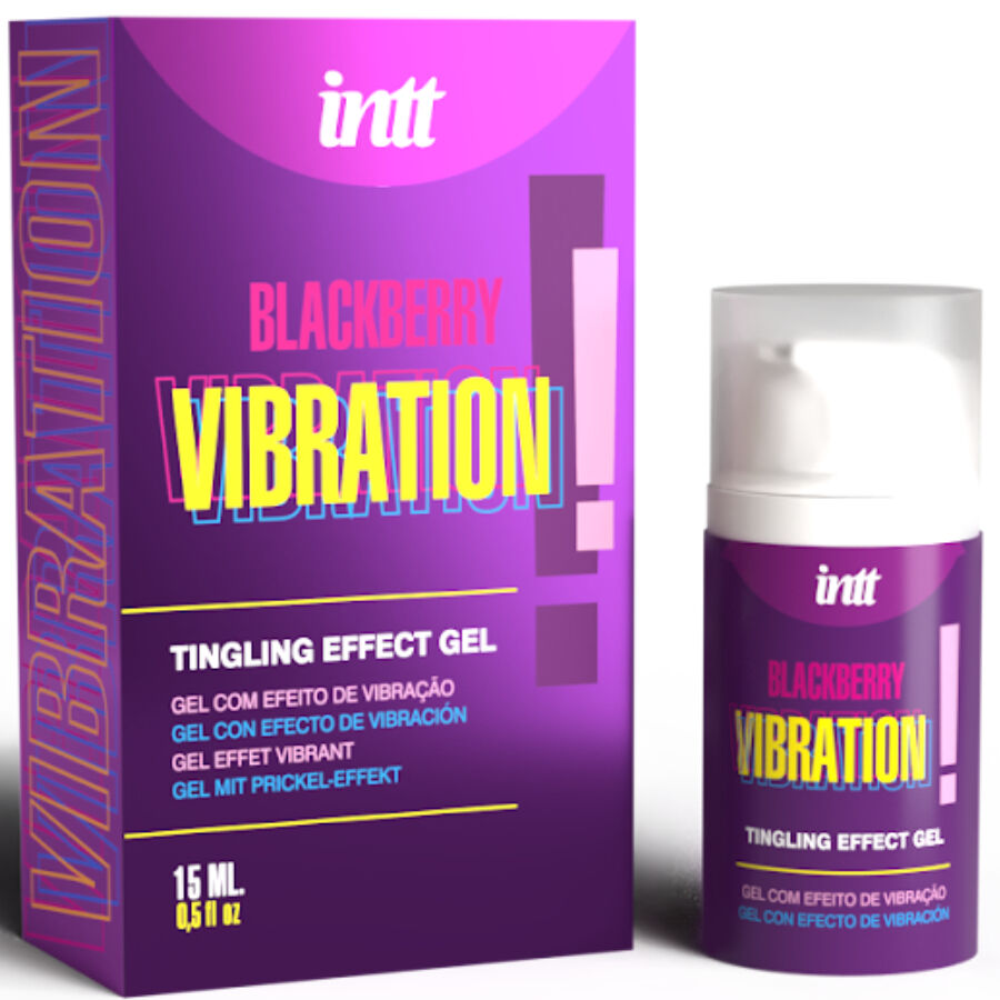 INTT RELEASES - LIQUID VIBRATING GEL BLACKBERRY FLAVOR 15 ML - Kanerotika SL