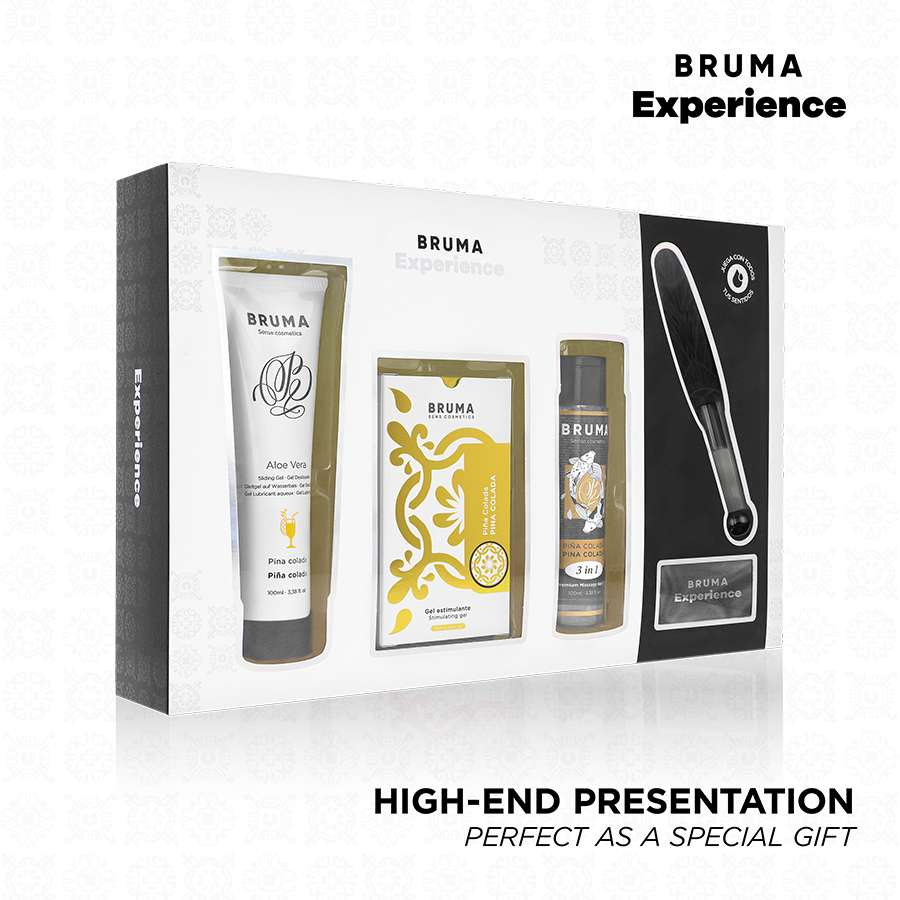 BRUMA XPERIENCE - PACK TENTACIÓN DULCE PIÑA COLADA CON POTENCIADOR DE ORGASMOS - Kanerotika SL