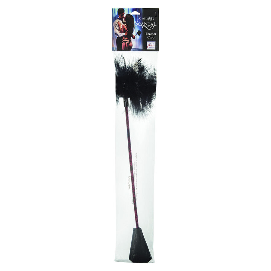 CALEXOTICS - SCANDAL BLACK FEATHER WHIP - Kanerotika SL