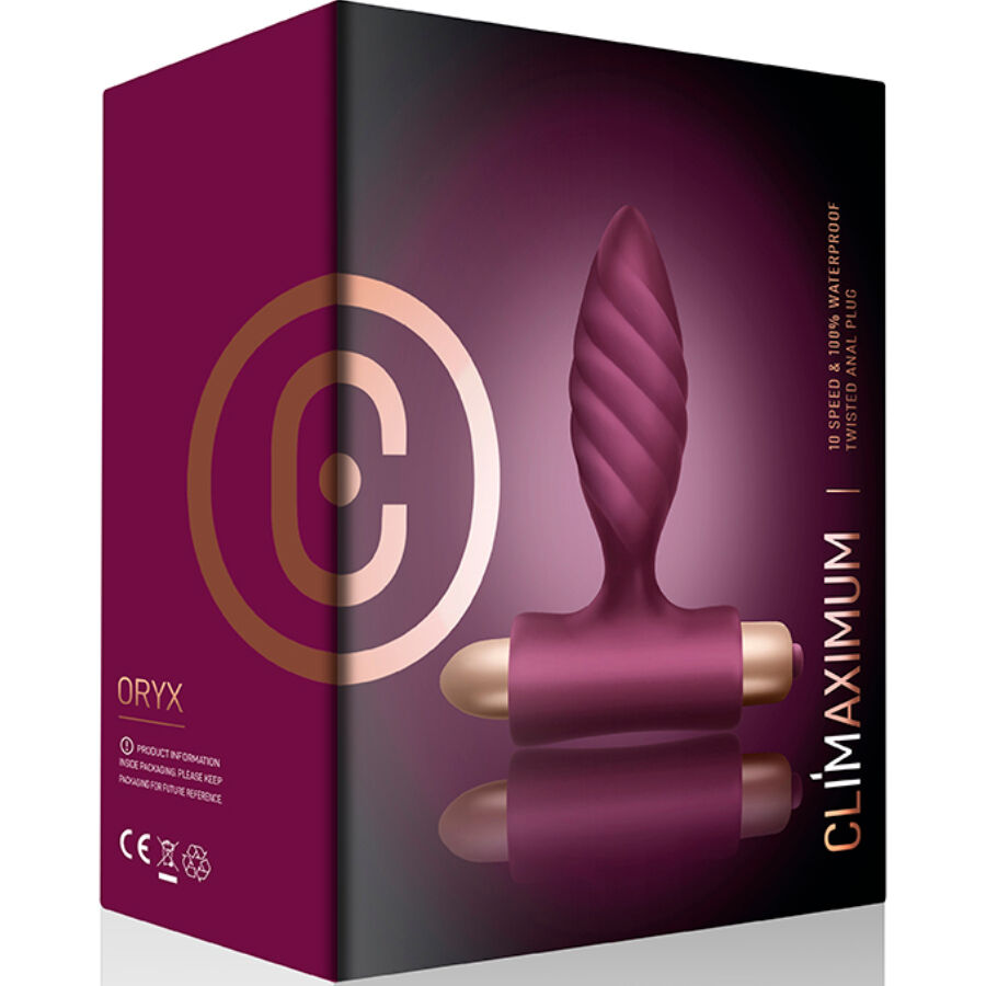 CLIMAXIMUM - ORYX TWISTED ANAL PLUG - Kanerotika SL